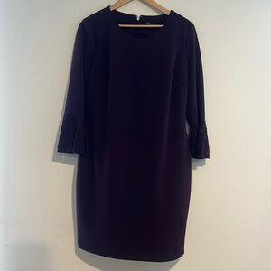 ♻️Tommy Hilfiger Plum Sheath dress